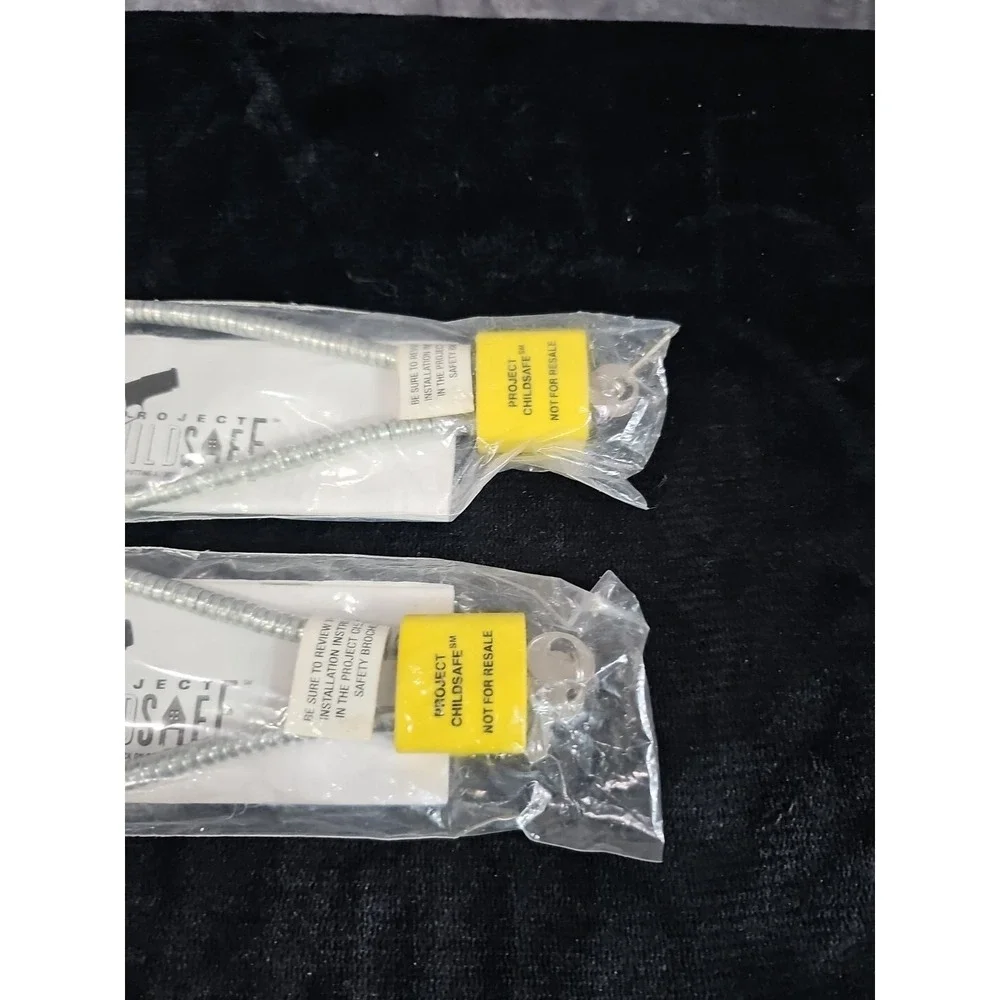 Project Childsafe Lot of 2 New Cable Gun Steel‎ Lock WITH/ 2 keys